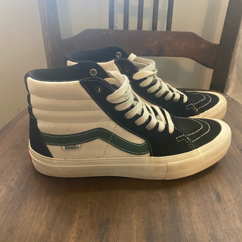 Vans Sk8-Hi Green, Black & Cream
